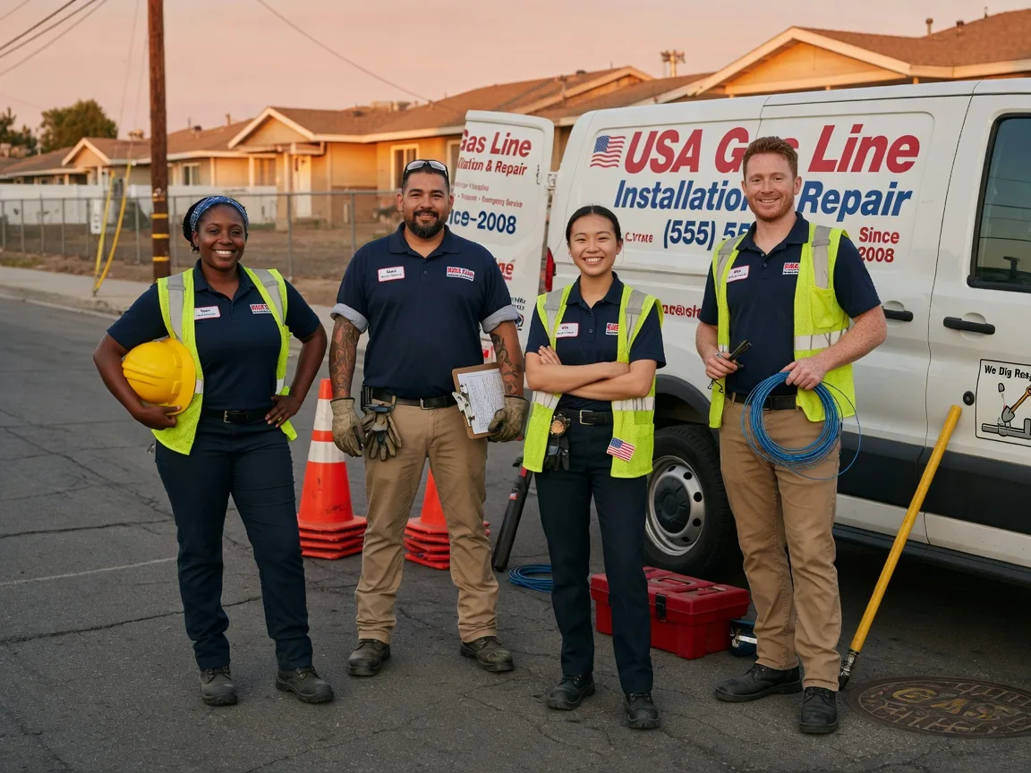 Gas Line Installation company in La Plume, PA